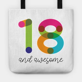 18 and Awesome! Tote