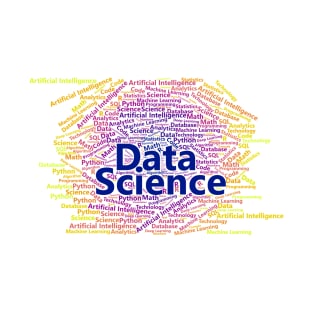 Data Science Word Cloud | Plasma Palette T-Shirt