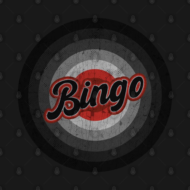 Bluey Bingo _ Black Vintage by duterme