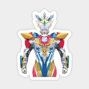 Ultraman Z Delta Rise Claw (Low Poly Style) Magnet