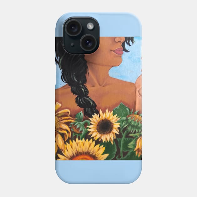 Listens to Flower Boy Once Phone Case by GabriellaJulietaArt