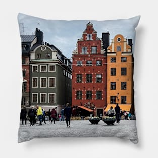 Sweden Stockholm Gamla Stan Old Town Pillow