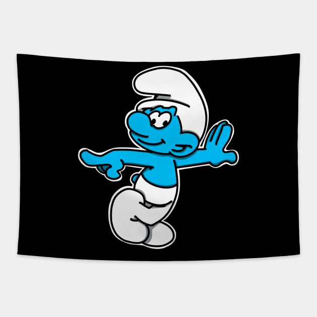 Go Smurf yourself Tapestry by BeckaArt6