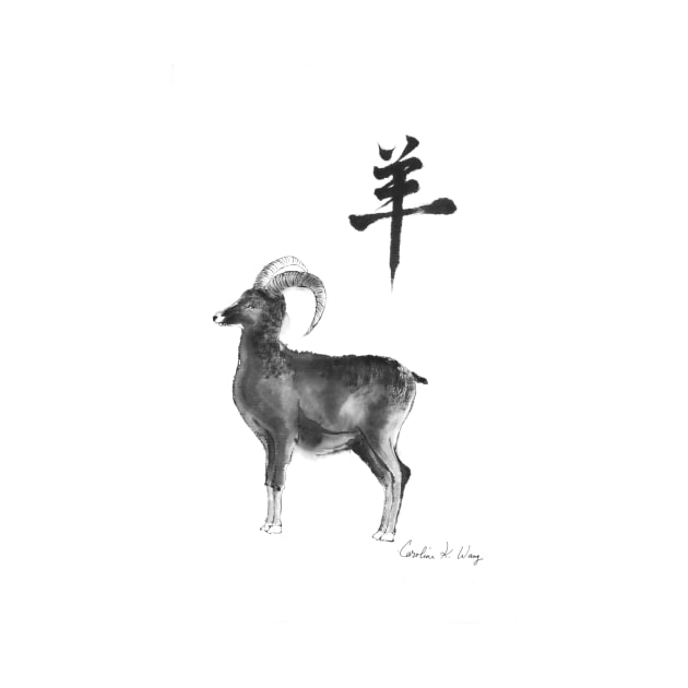 Zodiac - Goat by Cwang