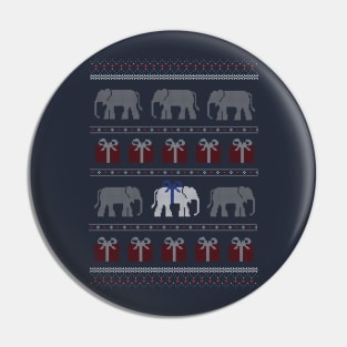 White Elephant Sweater Pin