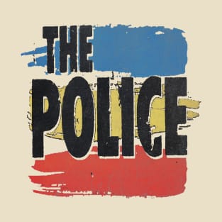 red yellow blue - the police T-Shirt
