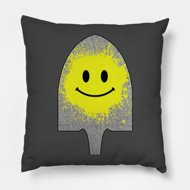 Shovel Smiley Face - Far Cry 5 Pillow by rjzinger