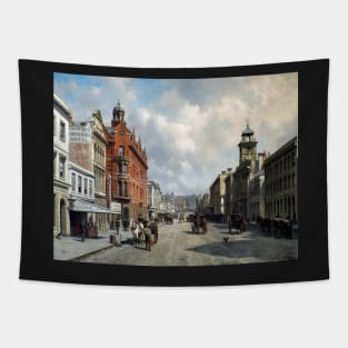 Queen Street Auckland New Zealand By Jacques Carabain Digitally Enhanced Tapestry