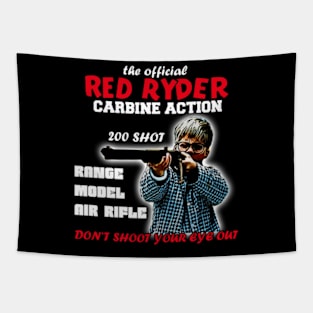 Red Ryder BB Gun T-Shirt - A Nostalgic Ode to Childhood Dreams Tapestry