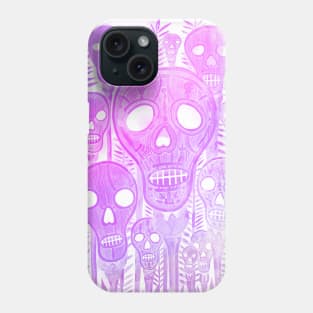 Pink Skulls Phone Case