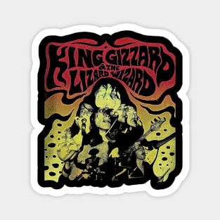 King Music Rock band Vintage Magnet