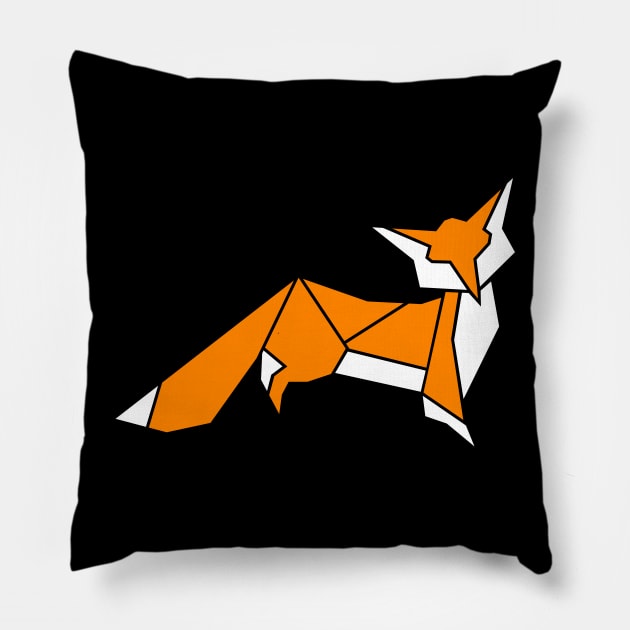 Little Fox Origami Pillow by danielasynner