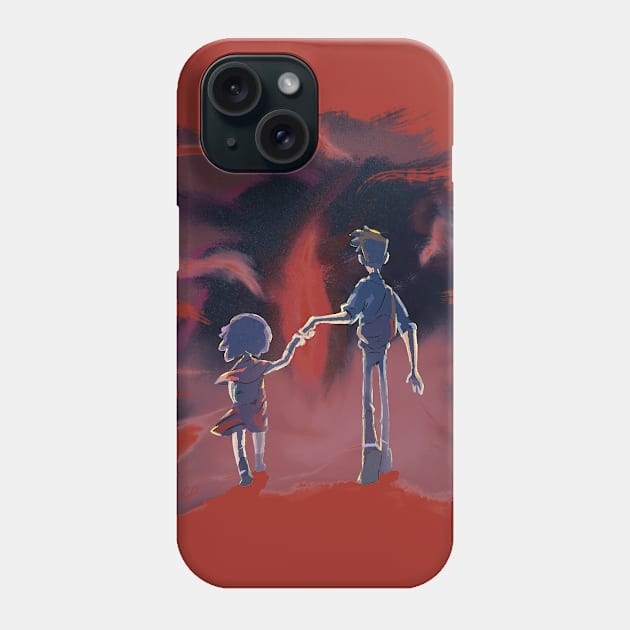 Liz y Lenno Walkers Phone Case by condepablo