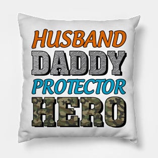 Husband Daddy Protector Hero Pillow