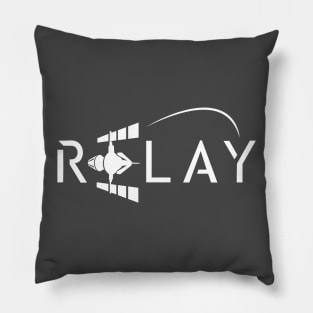 Relay Logo - White Pillow