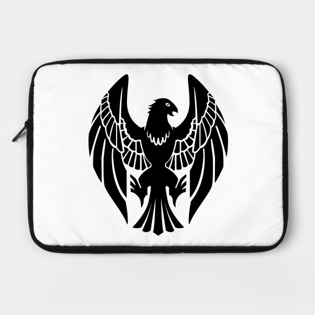 Black Eagles Black And White Fire Emblem Laptop Case Teepublic