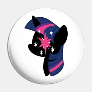 Twilight Sparkle Silhouette Pin