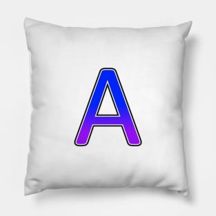 The First Letter of The Alphabet Pillow