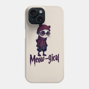 Meowgical Magic Black Cat Phone Case