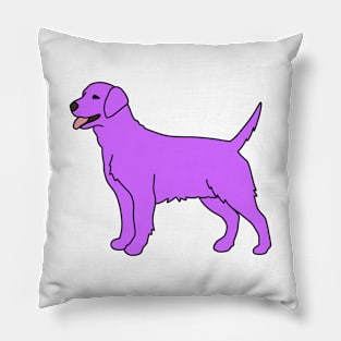 Purple Labrador Pillow