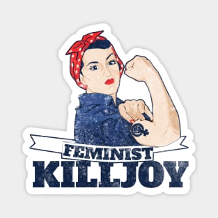 Vintage Rosie riveter feminist killjoy Magnet