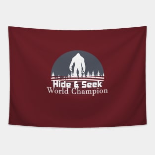 Hide and Seek World Champion Bigfoot Tapestry