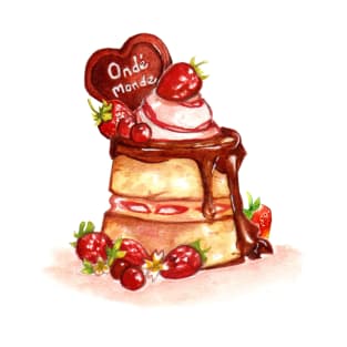 Strawberry Chocolate Cake T-Shirt