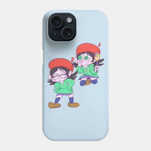 Adeleine All The Time Phone Case by AfroNinja360