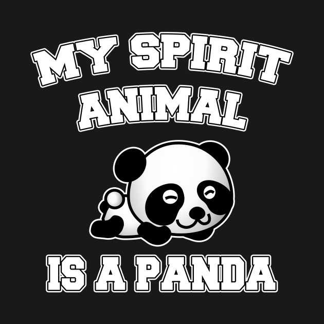 Disover My spirit animal is a panda - Panda - T-Shirt