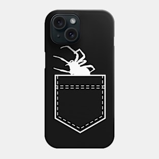 Jumping spider in my pocket Unisex Phone Case