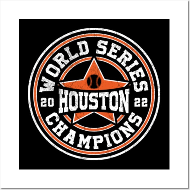2022 World Series Champions Houston Astros Wall Decor