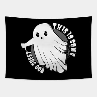 This is some boo sheet - Funny Halloween Design Tapestry