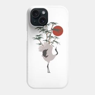 Prancing Crane Phone Case