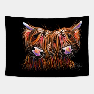 SCoTTiSH HiGHLaND CoW ' THe LoVeLieS ' Tapestry