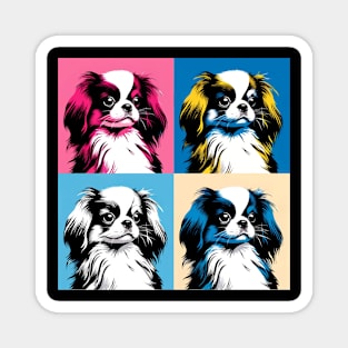 Pop Retro Japanese Chin Art - Cute Puppy Magnet