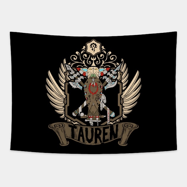 TAUREN - CREST Tapestry by Absoluttees