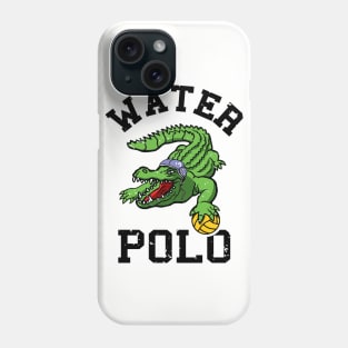 Water Polo Swimming Gator For Water Polo Swimmer Phone Case