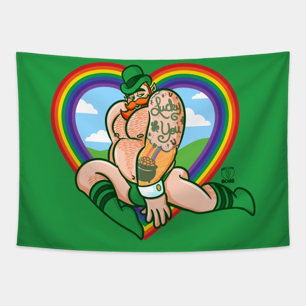 Lucky You Beefcake Tapestry by BeefcakeBoss