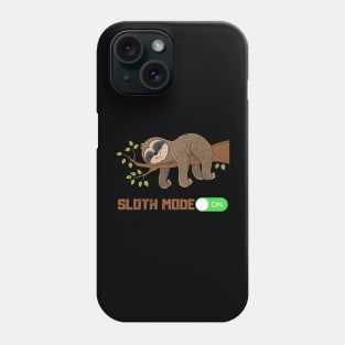 lazy sloth mode on vintage Phone Case