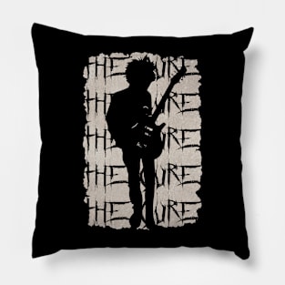 cure guitar Pillow