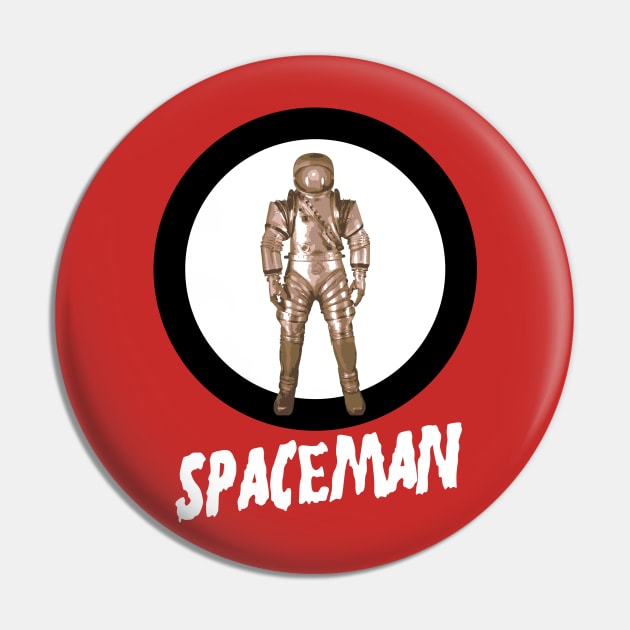 SPACEMAN vintage Pin by RedSheep