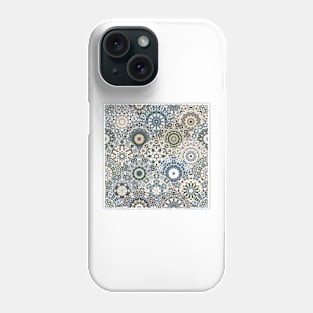 Seamless pattern with floral mandala Phone Case