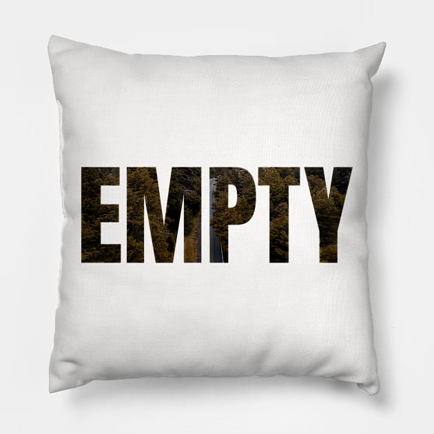 EMPTY Double exposure Pillow by CRML