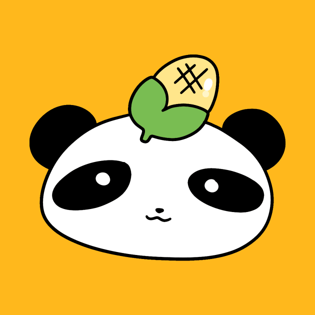 Corn Panda Face by saradaboru