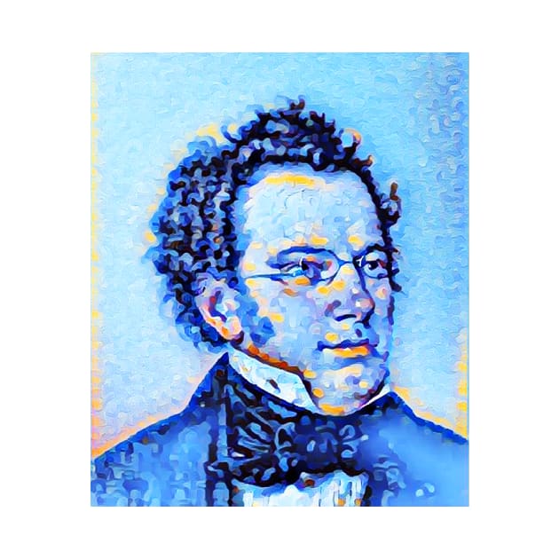 Franz Schubert Portrait | Franz Schubert Artwork | Franz Schubert Painting 13 by JustLit