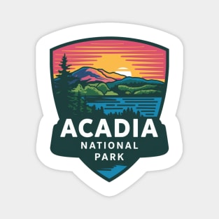 Acadia National Park Beautiful Nature Emblem Magnet