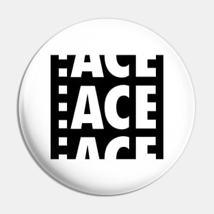 ACE Logo Classic Black (Large Print) Pin