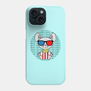 All I Need is movies and rabbits, movies and rabbits, movies and rabbits lover Phone Case