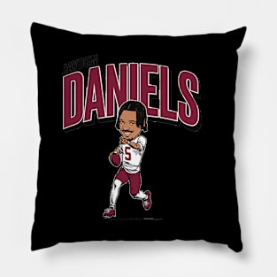 Jayden Daniels Caricature Pillow