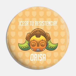 Orisa chibi OW (Spanish) Pin